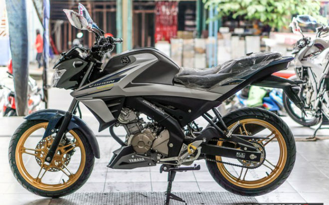 Yamaha Vixion 150 hoàn toàn mới có bản vành vàng Yamaha Vixion 150 hoàn toàn mới có bản vành vàng